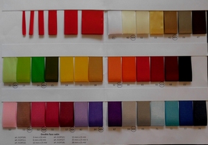 Satijnband double-faced 15 mm, diverse kleuren, 25 m